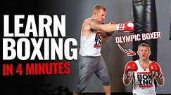 How to Box in 4 Minutes | Boxing Training for Beginners