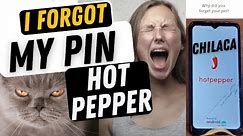 I Forgot my Pin Pattern or Password Hot Pepper Chilaca 🌶
