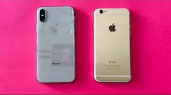 iPhone 6 vs iPhone X