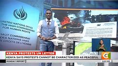 Kenya Protests UN Letter: Kenya... - Citizen TV Kenya