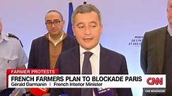 French farmers plan to blockade Paris