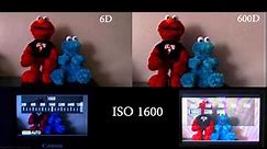 Canon 6D vs Canon 600D Low Light Video Test ISO