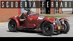 ALFA ROMEO 8C 2900 A BOTTICELLA - Mille Miglia - Scuderia Ferrari | Straight 8 engine sound | SCC TV