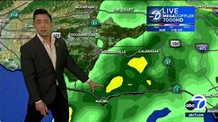 Latest weather with Tony Cabrera