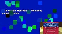 Full version  Non-Volatile Memories (Iste) Complete