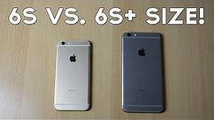 iPhone 6s vs. iPhone 6s PLUS Size Comparison!
