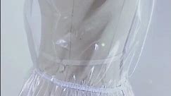 PVC Clear Transparent Short Sleeve Bodysuit Crew Neck Zipper Sexy See Through One-Piece Bodysuit