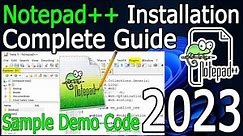 How to install Notepad++ on Windows 10/11 [2023 Update] Complete step by step guide