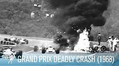 The French Grand Prix: Crash Kills Driver Jo Schlesser (1968) | British Pathé