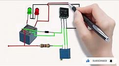 Auto 12V cut off battery charger circuit | Easy to make #diy electric circuit