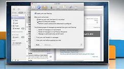 How to Change the Junk Mail Filter Settings in Mac® OS X™