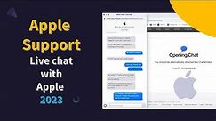How to contact Apple Support - Live chat with apple support 2023