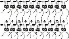 Boot Hangers Clips Laundry Hooks Hanging Clips Clothes Pins Closet Hanger Organizer Clamps Socks Towel Clips Heavy Duty Clothespins Bulk Hanger Clips for Closet Travel Pants Socks Handbags, 30 Pack