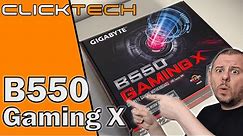 Gigabyte B550 Gaming X - Full ATX Motherboard Unboxing and Review