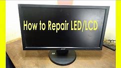 How to Repair Computer LED LCD #Moniter, How to open #LED #LCD, कंप्यूटर स्क्रीन Repairing PK Expert