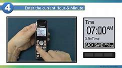 Panasonic - Telephones - Function - How to set the date and time. Models listed in Description.