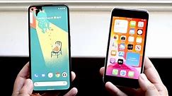 Google Pixel 5a Vs iPhone SE (2020)! (Comparison) (Review)