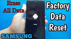 How to Factory Data Reset Samsung Galaxy A02