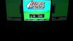 Hyper Sports Rearranged Arcade On B&O 25" Crt