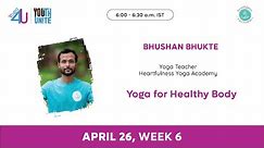 Class 5| Yoga with Mr.Bhushan from Heartfulness Yoga Academy | Yoga4unity 2024