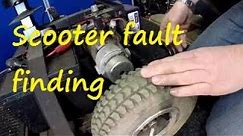Mobility scooter fault finding