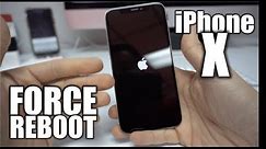 How to Force Reboot/Restart iPhone X - Frozen Screen Fix