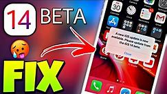 How to stop A New iOS update is now Available REMOVE I FIX iOS 14.2 Beta 4 update Pop up Problem