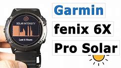 Garmin Fenix 6X Pro Solar review & comparison & tests (English version)