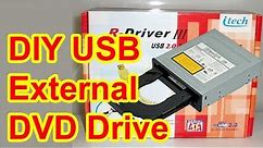 How to Make an USB External DVD Drive for Laptop from Internal PC DVD Writer