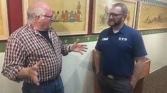 Randy Wise with the Pioneer Museum... - Wyoming State Museum