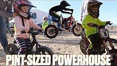 GETTING OUR THREE-YEAR-OLD DAUGHTER STARTED IN MOTOCROSS | TODDLER DIRT BIKE FOR BEGINNERS