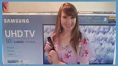 Samsung 4K UHD Smart TV 50" 6 series MU630D Unboxing Demo and Review