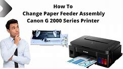 Canon G2000 Paper Feed Problem | Canon G2010 Paper Feeder Problem Solution | @BMTechnologyChannel
