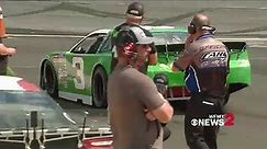 Dale Earnhardt Jr. completes qualifying laps for CARS Tour Late Model Stock 125