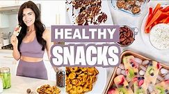 HEALTHY SNACKS | Super Easy Snack Ideas to Prep for the Week (must try the ranch almonds!)