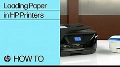 Loading Paper and Printing an Alignment Page on the HP Smart Tank 500 and 600 Printer Series
