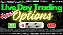 4/26 LIVE DAY TRADING SPY OPTIONS | 48% GAIN IN MINUTES | $MSFT TO THE RESCUE | 500 SUBS GIVEAWAY