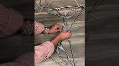 Star made from hangers