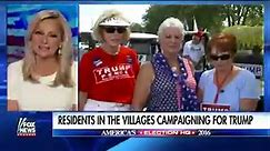 Supporters parade for Donald Trump in The Villages