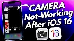 Camera Not Working In iPhone After iOS 16 - How to Fix iOS 16 Camera Not Working on Any iPhone