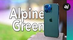 iPhone 13 Pro ALPINE GREEN! Hands On w/ Apple's NEWEST Color!