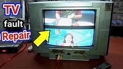 How to Repair Tv | Crt tv vertical rolling problem | tv repair