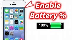 How To Show Battery Percentage iOS 7 - iPhone 5s/5c Tutorials