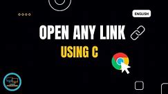How to open and close browser in C in english