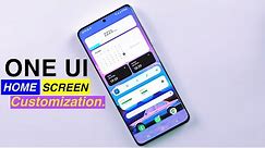 Customize Home Screen on Samsung One UI 2021