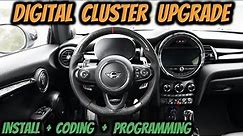 Mini Cooper F56 Digital Cluster Upgrade Install // Coding & Programing