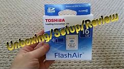 Toshiba Wireless FlashAir W-02 SD Card Unboxing Setup and Review