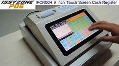 9 inch touch screen Electronic Cash Register ECR IPCR004 with FREE POS software