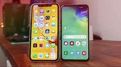 Galaxy S10e Vs iPhone XR Review!