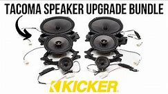 Kicker 6 Speaker Plug & Play Upgrade Bundle Install | 2016 - 2023 Toyota Tacoma